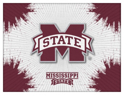 Mississippi State Bulldogs Logo Canvas Print