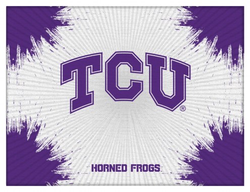 Texas Christian Horned Frogs Logo Canvas Print