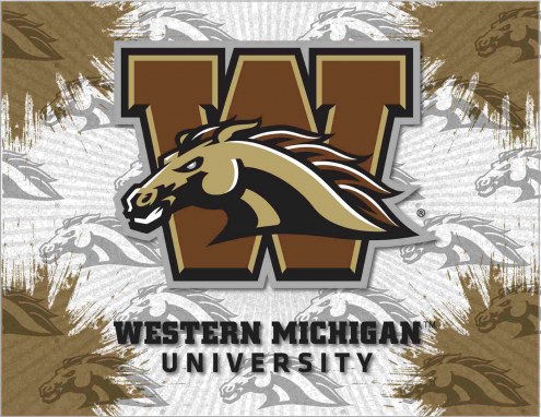 Western Michigan Broncos Logo Canvas Print