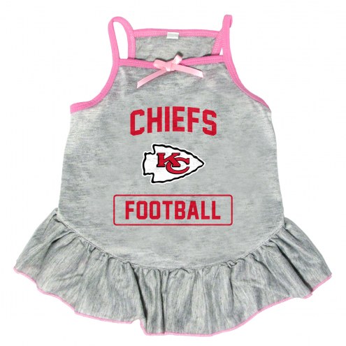 Kansas City Chiefs NFL Gray Dog Dress