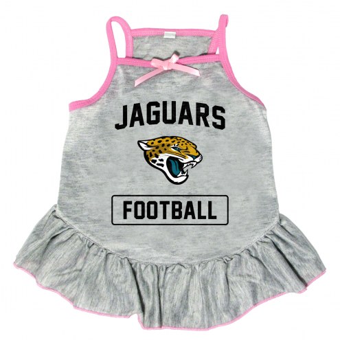 Jacksonville Jaguars NFL Gray Dog Dress
