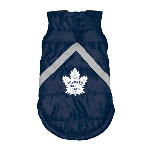 Toronto Maple Leafs Dog Puffer Vest
