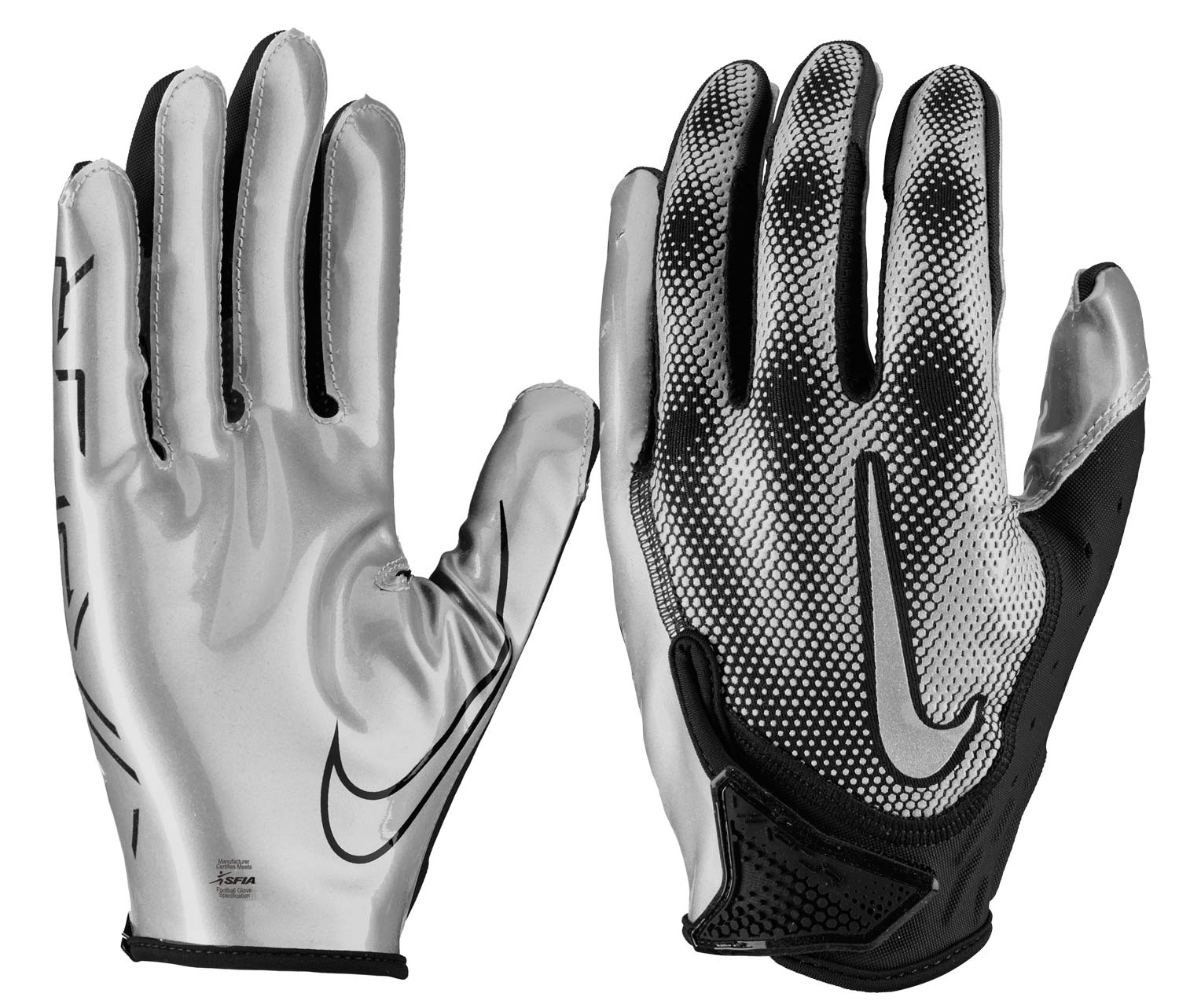 Nike Adult VaporJet 7.0 Football Gloves, Men's, XL, Bright Crimson