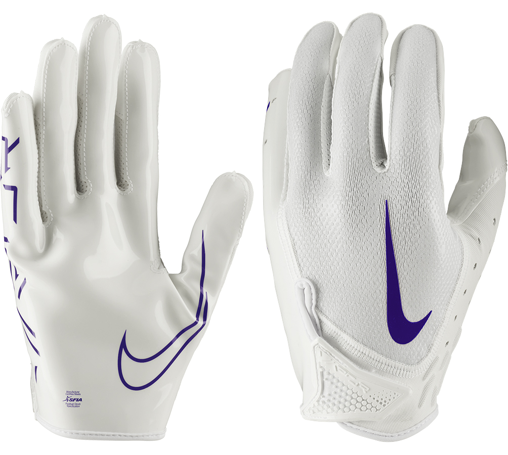 Nike Vapor Jet 7.0 Football Gloves Medium / White/White/University Red