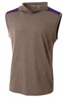 A4 Tourney Men's Hooded Sleeveless Custom T-Shirt