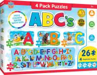 ABC's 4 Pack Educational Puzzle