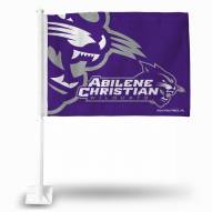 Abilene Christian Wildcats College Car Flag