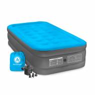 Air Comfort Camp Mate Twin Size Raised Air Mattress with Battery Pump