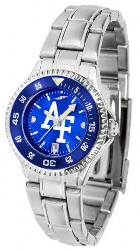 Air Force Falcons Competitor Steel AnoChrome Women's Watch - Color Bezel