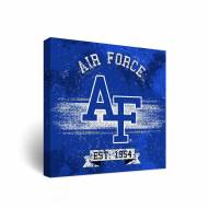 Air Force Falcons Banner Vintage Canvas Wall Art