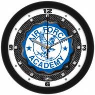 Air Force Falcons Carbon Fiber Wall Clock