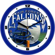 Air Force Falcons Football Helmet Wall Clock