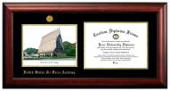 Air Force Falcons Gold Embossed Diploma Frame with Campus Images Lithograph