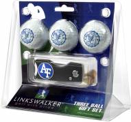 Air Force Falcons Golf Ball Gift Pack with Spring Action Divot Tool