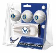 Air Force Falcons Linkswalker Golf Ball Gift Pack with Hat Trick Divot Tool