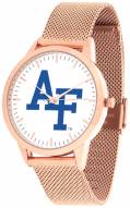 Air Force Falcons Rose Mesh Statement Watch