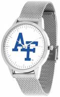 Air Force Falcons Silver Mesh Statement Watch