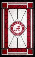 Alabama Crimson Tide 11" x 19" Stained Glass Sign