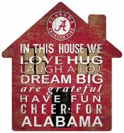 Alabama Crimson Tide 12" House Sign