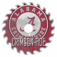 Alabama Crimson Tide 12" Rustic Circular Saw Sign