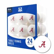 Alabama Crimson Tide 24 Count Ping Pong Balls