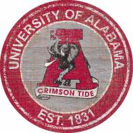 Alabama Crimson Tide 24" Heritage Logo Round Sign