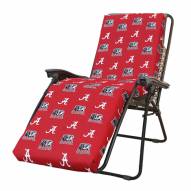 Alabama Crimson Tide 3 Piece Chaise Lounge Chair Cushion