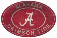 Alabama Crimson Tide 46" Heritage Logo Oval Sign