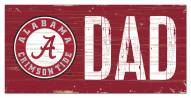 Alabama Crimson Tide 6" x 12" Dad Sign