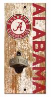Alabama Crimson Tide 6" x 12" Distressed Bottle Opener