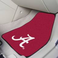 Alabama Crimson Tide "A" 2-Piece Carpet Car Mats