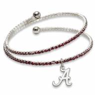 Alabama Crimson Tide Amped Logo Crystal Bracelet