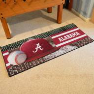 Alabama Crimson Tide Baseball Runner Rug