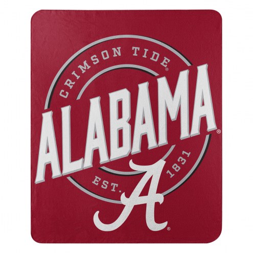Alabama Crimson Tide Campaign Fleece Throw Blanket