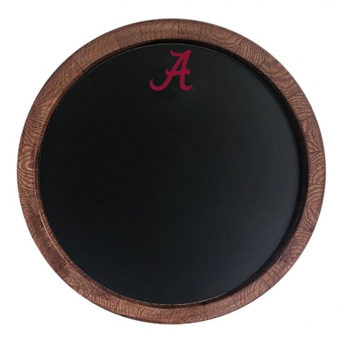 Alabama Crimson Tide Chalkboard &quot;&quot;Faux&quot;&quot; Barrel Top Sign