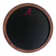 Alabama Crimson Tide Chalkboard ""Faux"" Barrel Top Sign