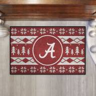 Alabama Crimson Tide Christmas Sweater Starter Rug