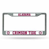 Alabama Crimson Tide College Chrome License Plate Frame