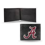 Alabama Crimson Tide College Embroidered Leather Billfold Wallet