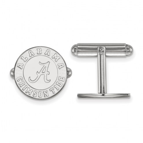Alabama Crimson Tide College Sterling Silver Cuff Links