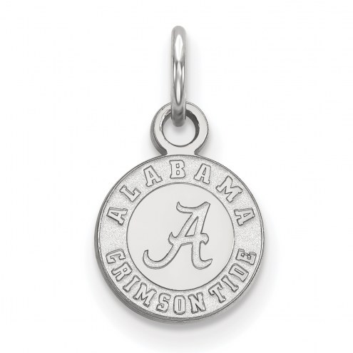 Alabama Crimson Tide College Sterling Silver Extra Small Pendant