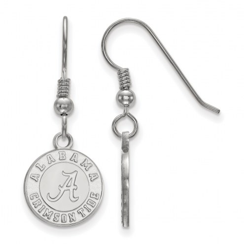 Alabama Crimson Tide Sterling Silver Small Dangle Earrings