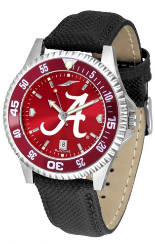 Alabama Crimson Tide Competitor AnoChrome Men's Watch - Color Bezel