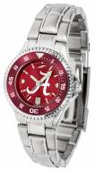 Alabama Crimson Tide Competitor Steel AnoChrome Women's Watch - Color Bezel