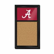 Alabama Crimson Tide Cork Note Board