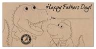 Alabama Crimson Tide Father's Day Coloring Sign