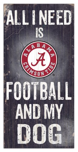 Alabama Crimson Tide Football & My Dog Sign