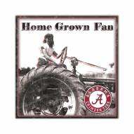 Alabama Crimson Tide Home Grown 10" x 10" Sign