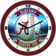 Alabama Crimson Tide Home Run Wall Clock