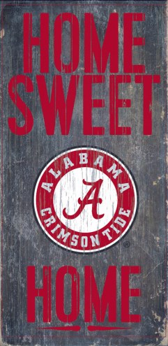 Alabama Crimson Tide Home Sweet Home Wood Sign